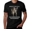 I Am Contaminated With Radiation Funny Ironic Cat Meme for Men Women  Lightweight T-Shirt