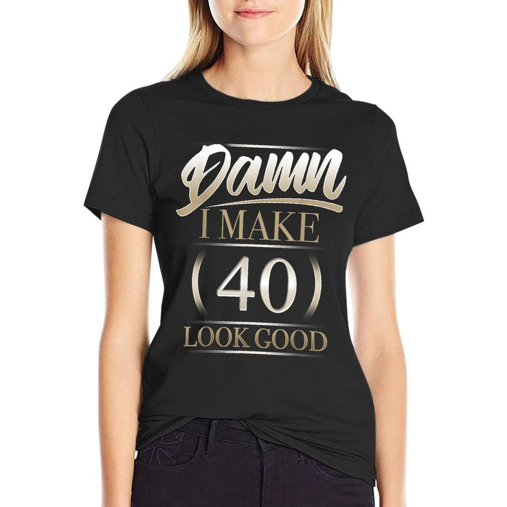 40th Birthday T Funny Women Men  Lightweight T-Shirt