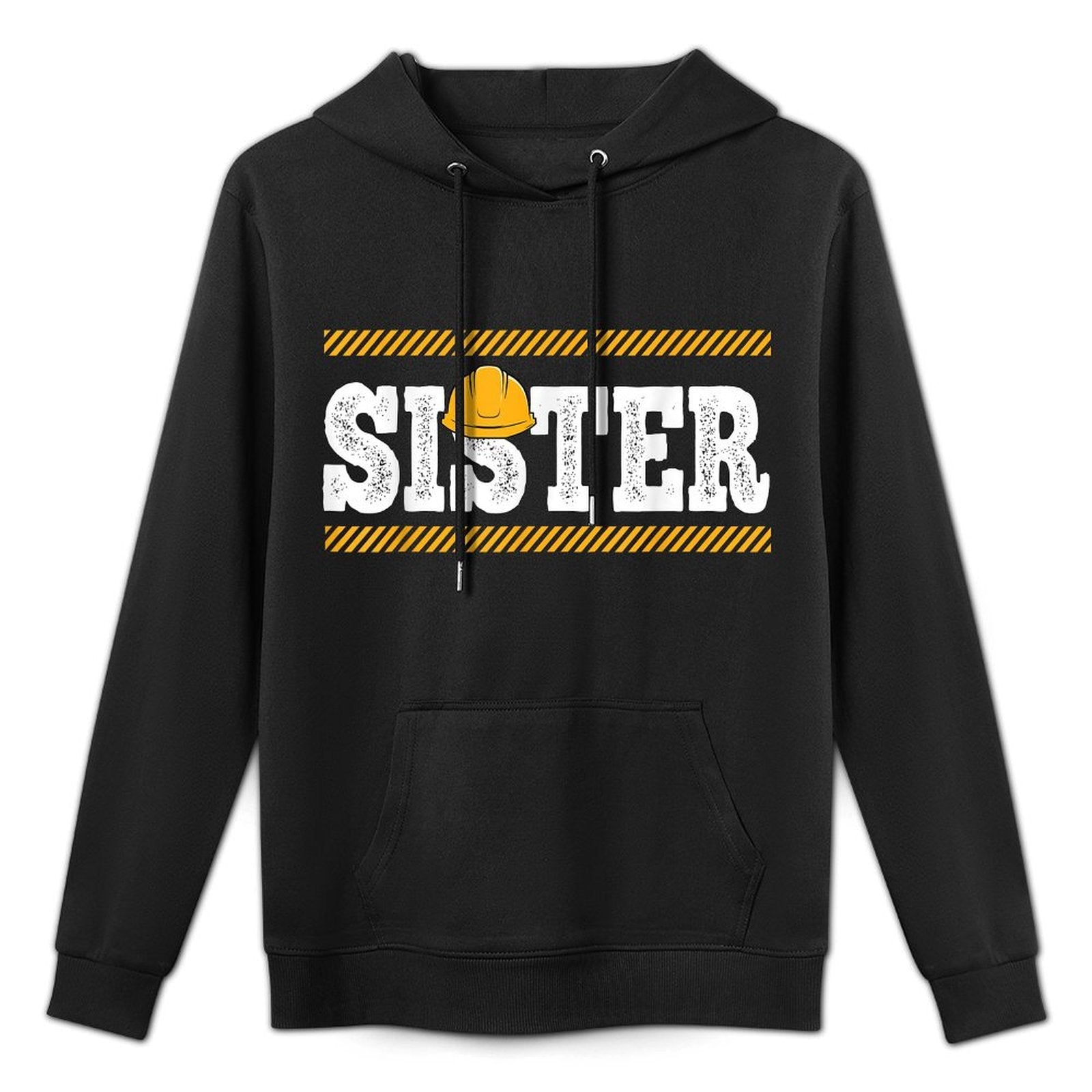 Funny Sister Construction Excavator Kids Boy Matching Family Moisture-Wicking Hoodie