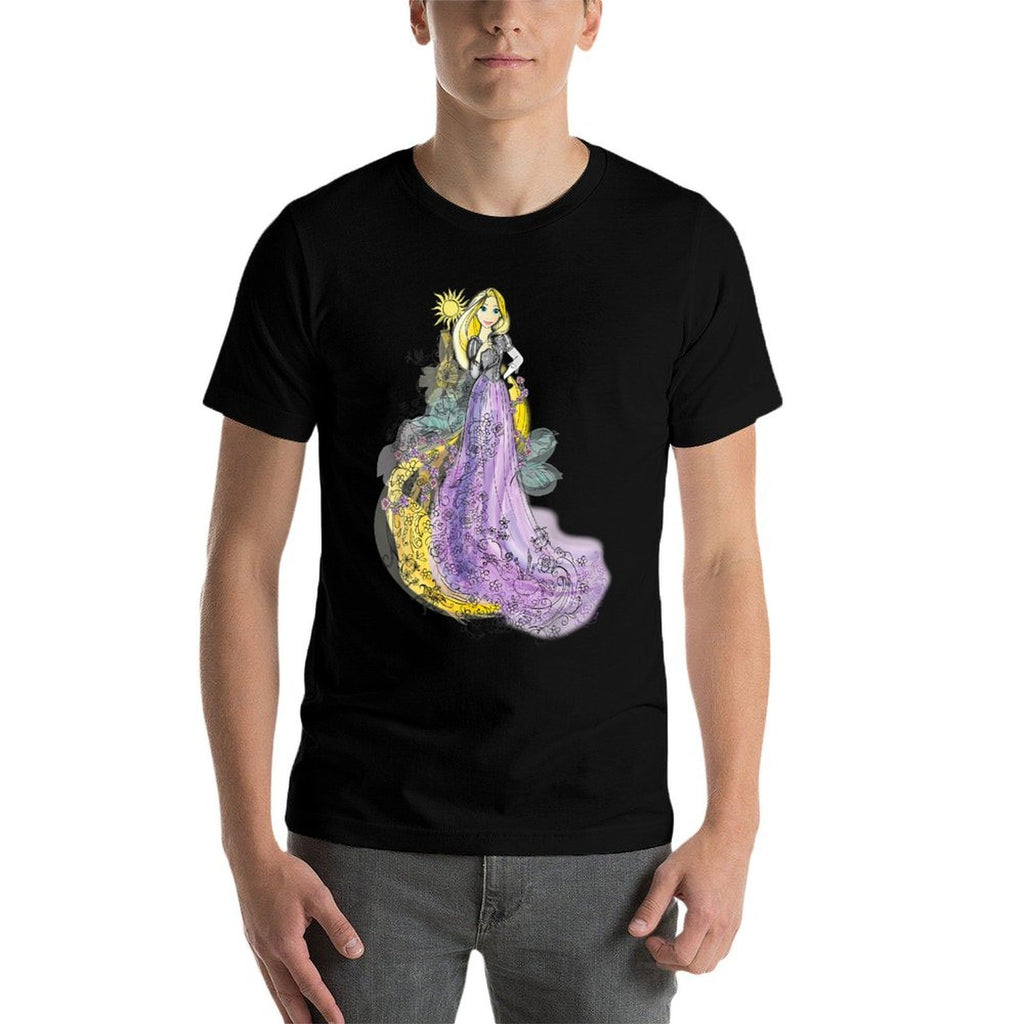 Disney Rapunzel Watercolor Comfortable T-Shirt