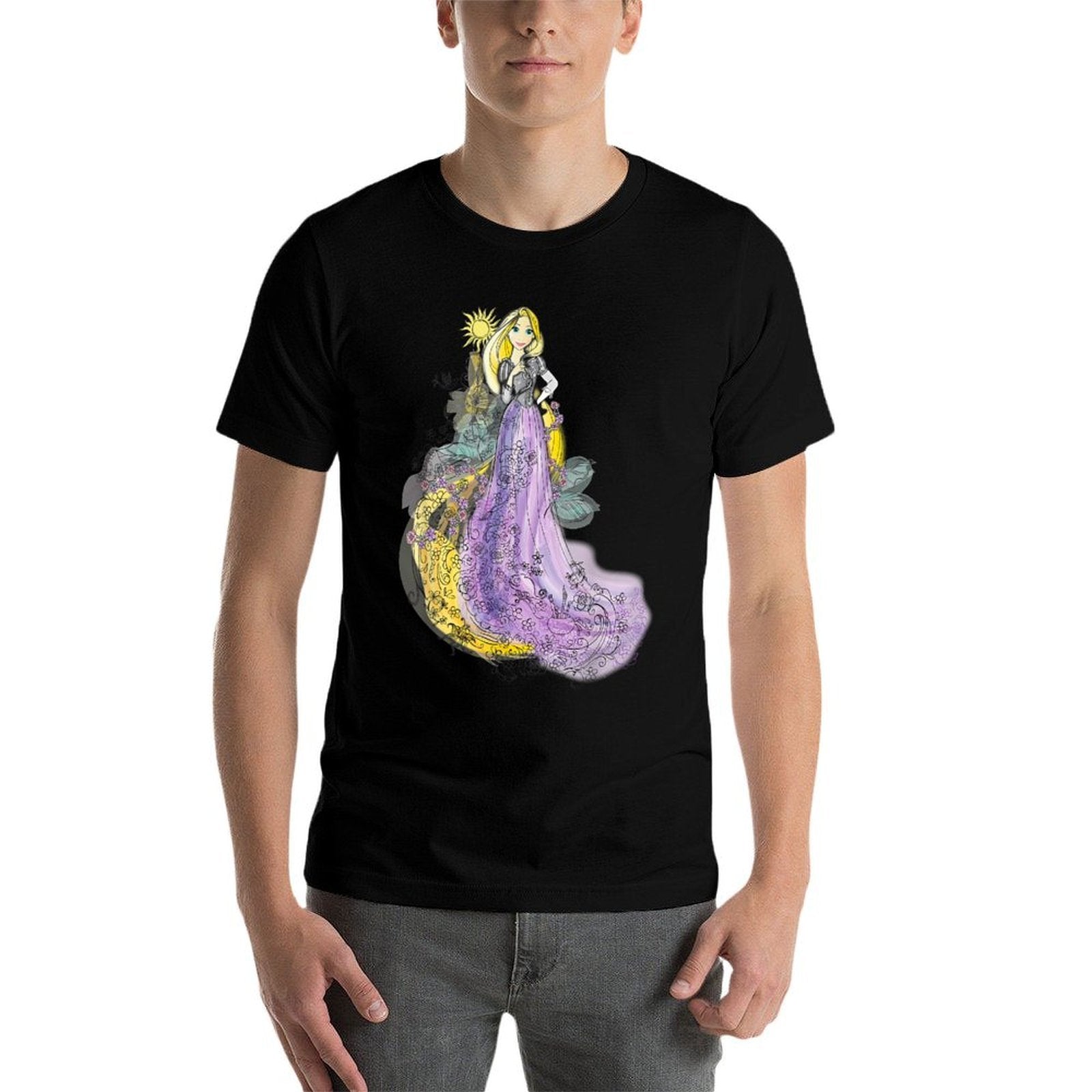 Disney Rapunzel Watercolor Comfortable T-Shirt