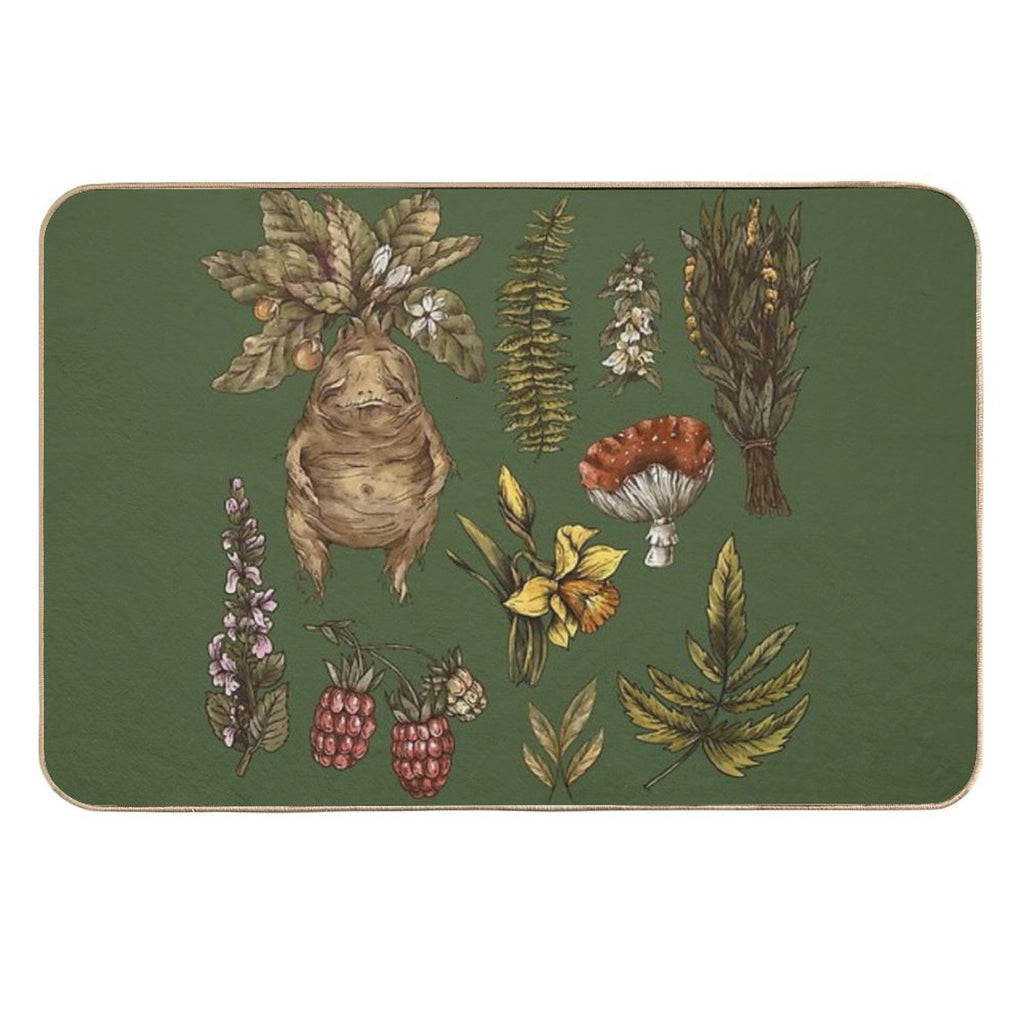 Study of Herbs And Plants - Herbology  Odorless Bath Mat