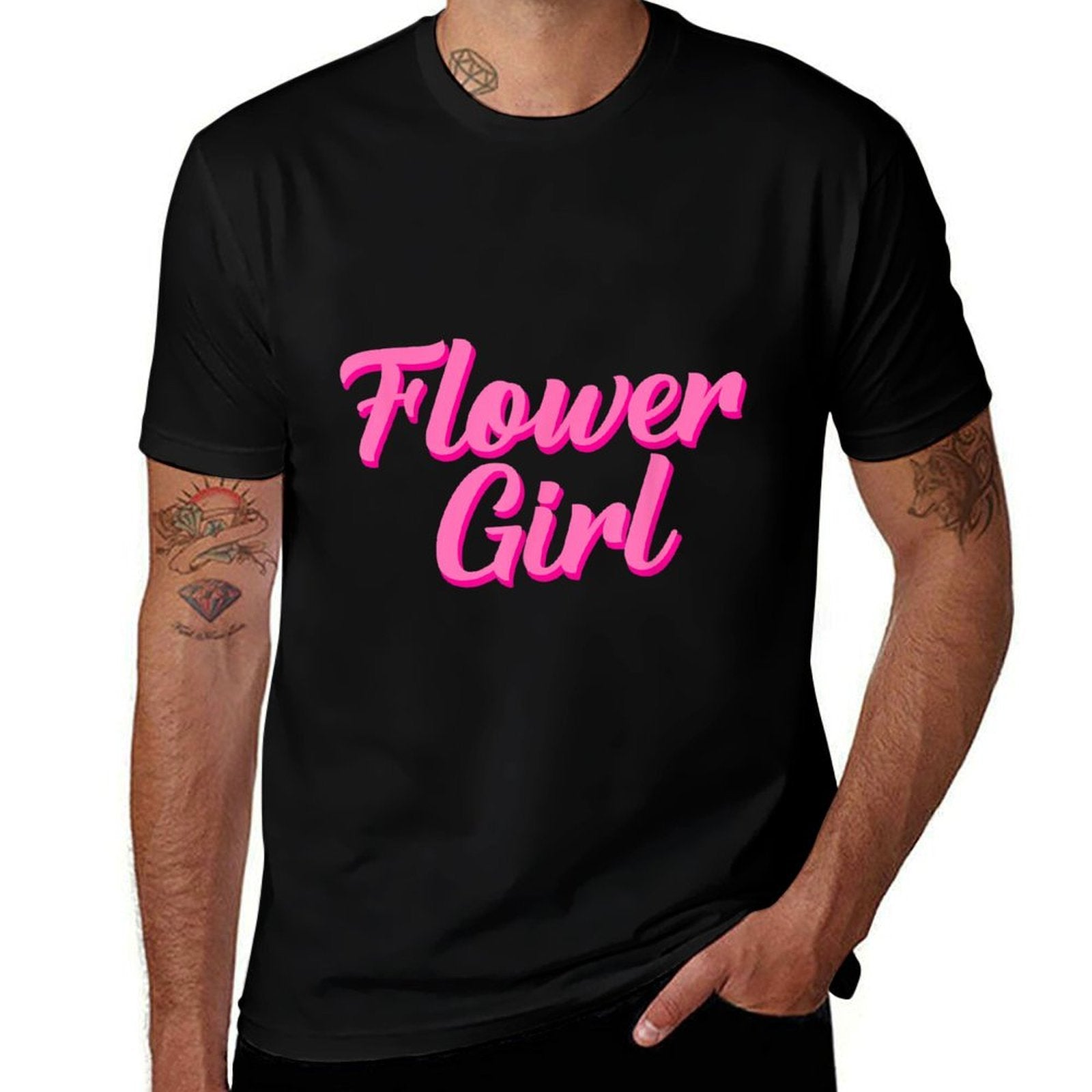 Flower Girl Flower Girl For Girls Women Mothers Day  Quick-drying T-Shirt