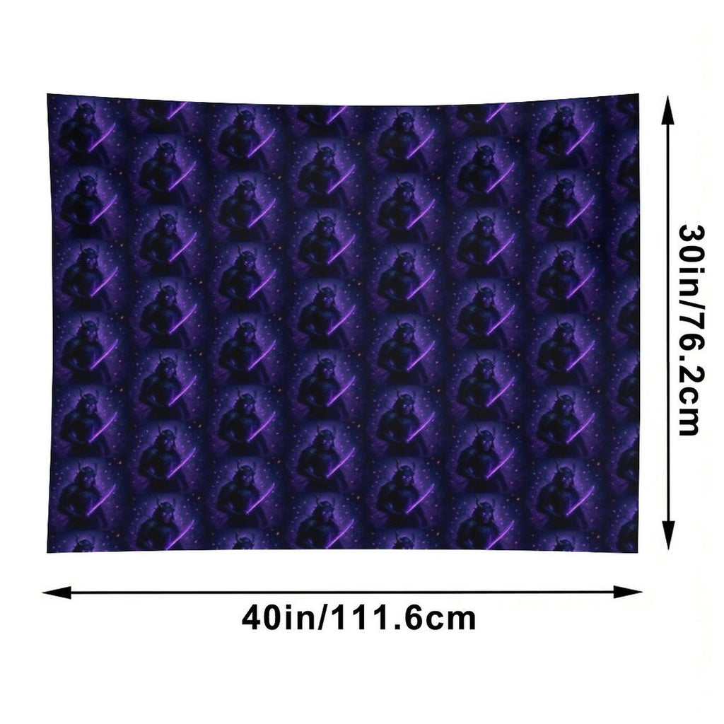 Shadow Blossom Ronin Tapestry