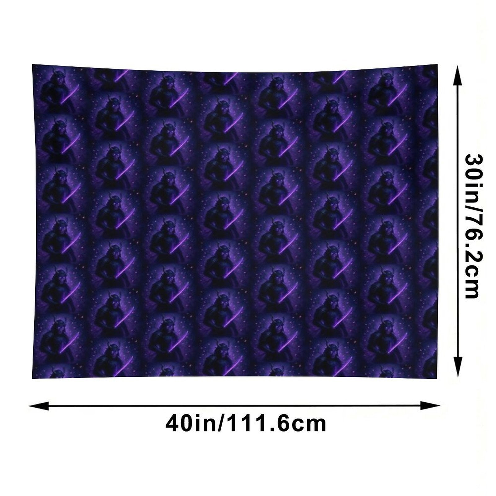 Shadow Blossom Ronin Tapestry
