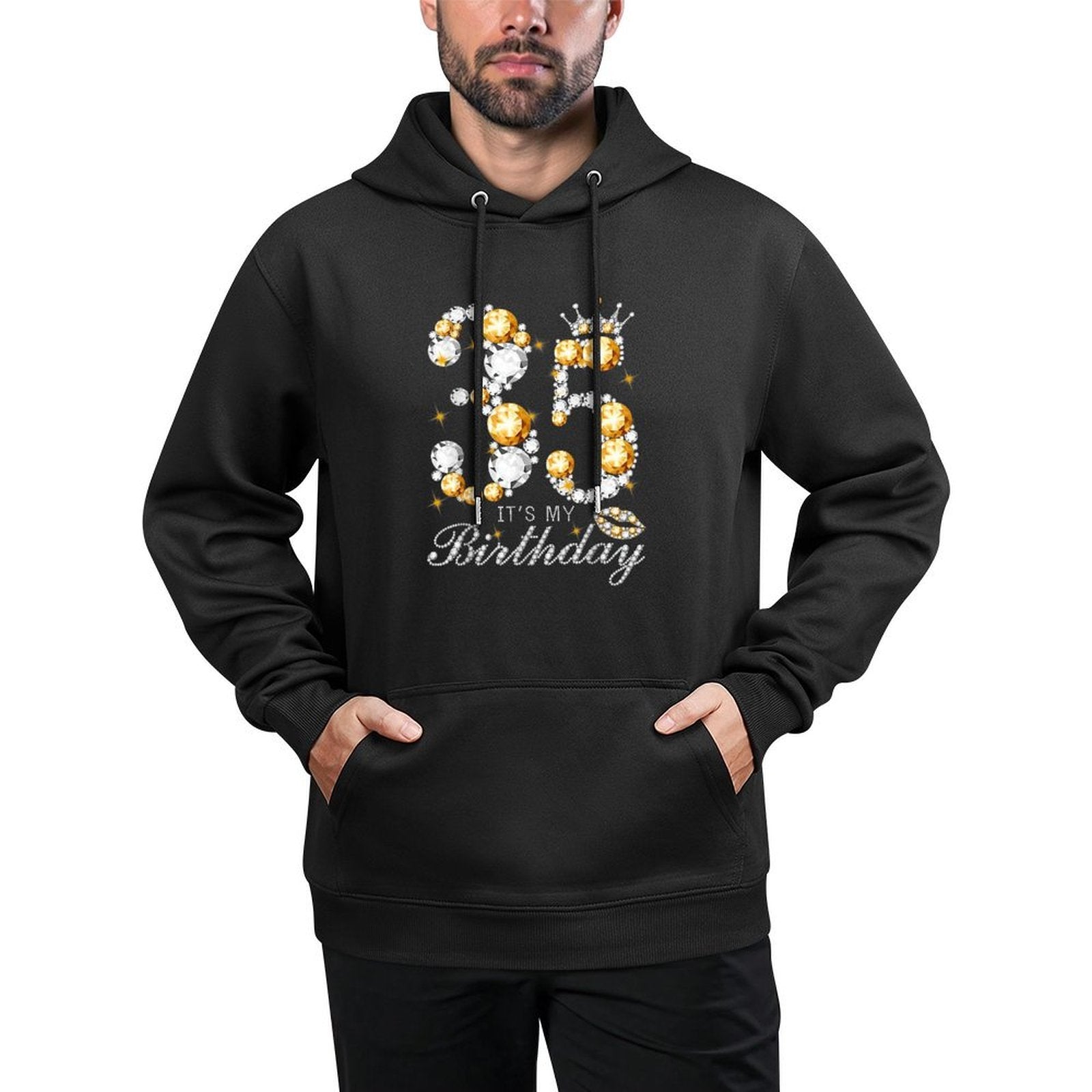 It's My 35th Birthday Queen 35 Years Old Shoes Crown Diamond Relaxed Fit Hoodie