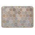 Sacred Space with Mandalas Tiles Patterns  Non-Slip Bath Mat