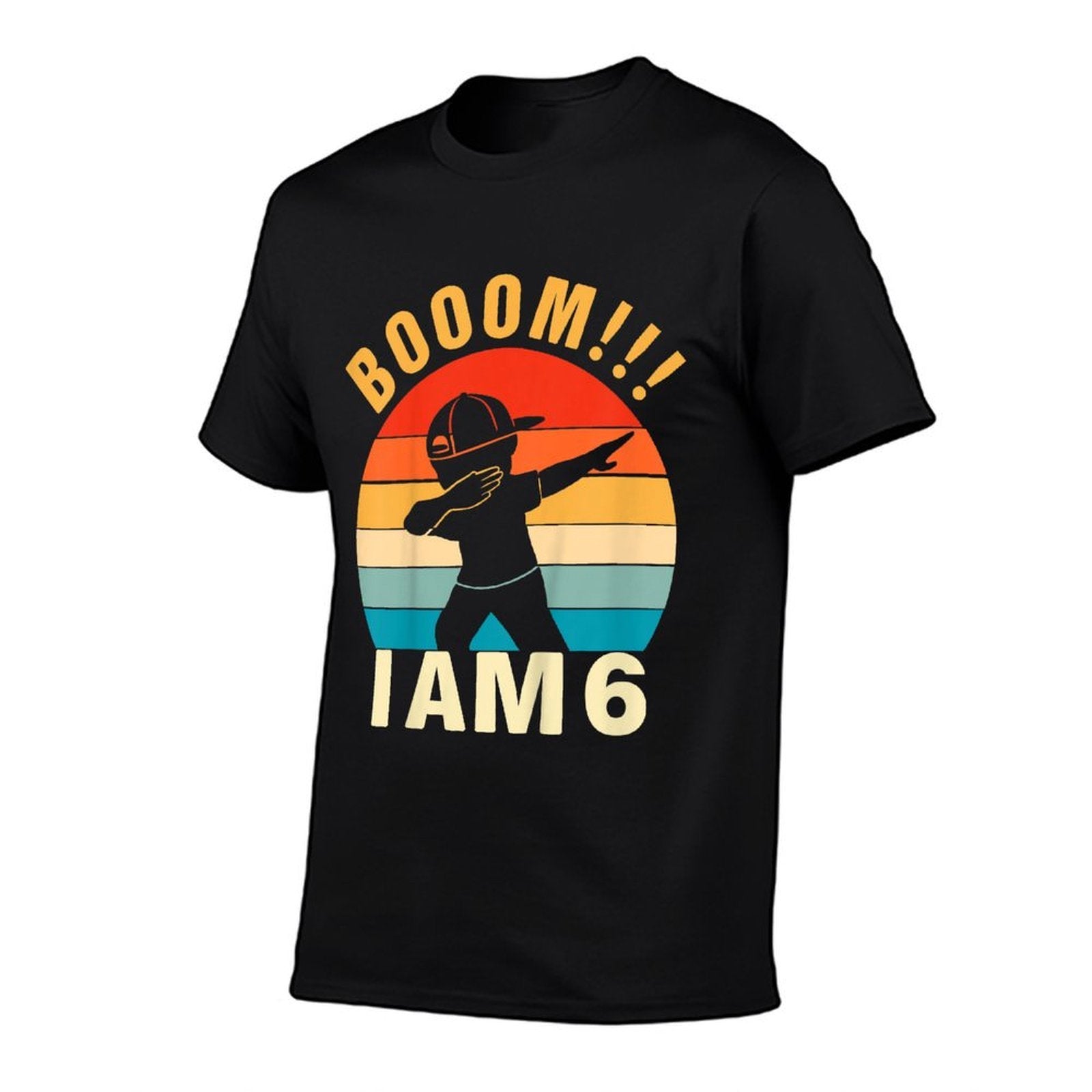 Dabbing Birthday 6 Years Old Birthday Outfit Boys  Summer-ready Fabric T-Shirt