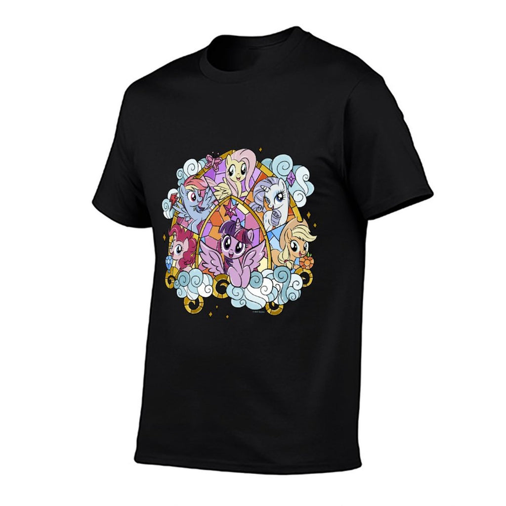 My Little Pony Friendship Is Magic Stained Glass Pony Group  Affordable Price T-Shirt