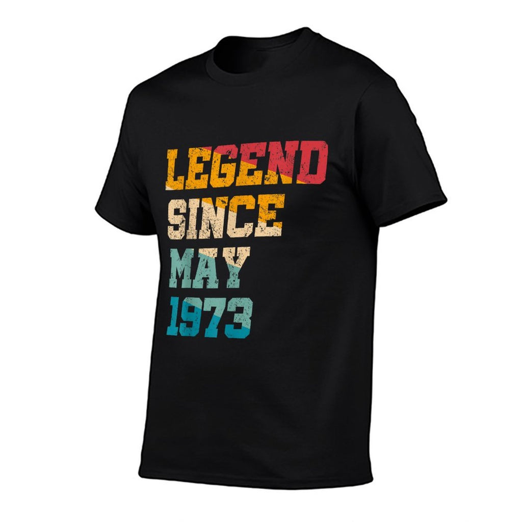 Legend Since May 1973 Funny 52 Years Old Retro 52nd Birthday  Breathable T-Shirt