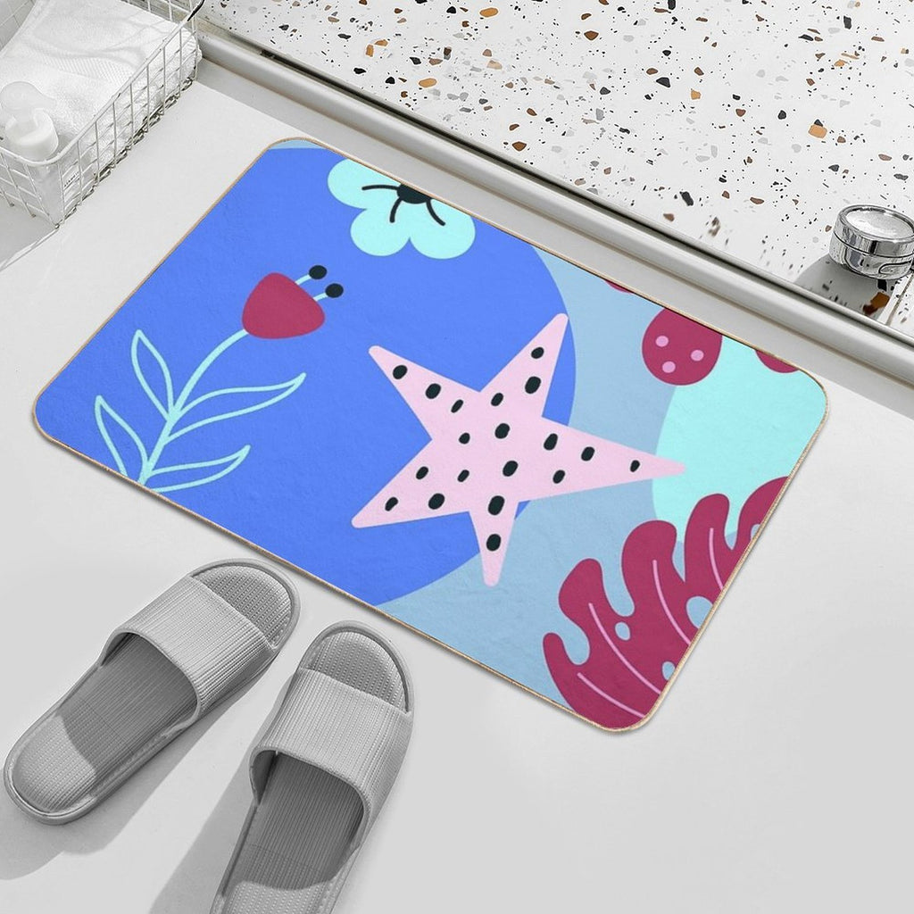 Whimsical Simplicity  Dirt-Trapping Bath Mat