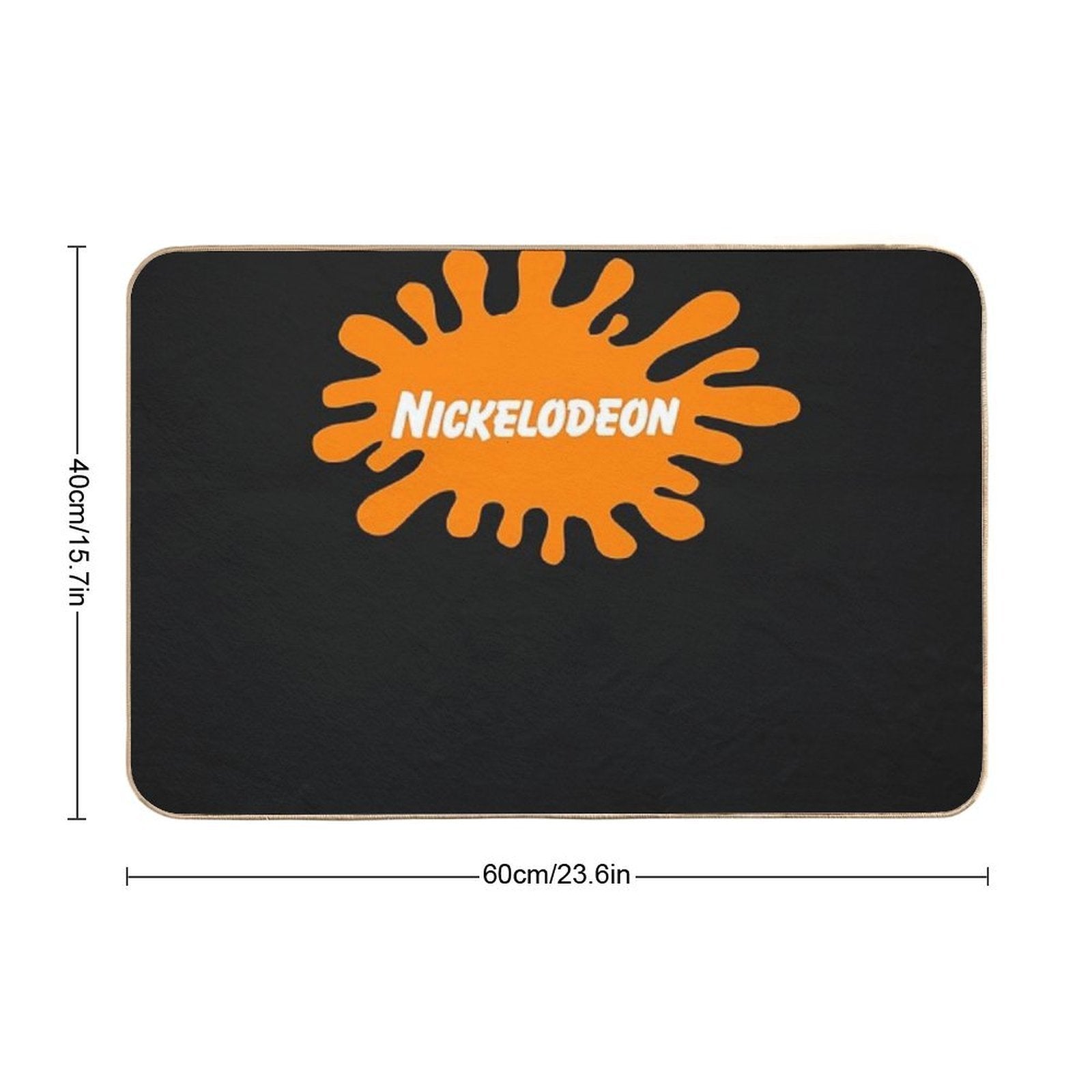 Nickelodeon Logo Classic T Shirt  Repositionable Bath Mat