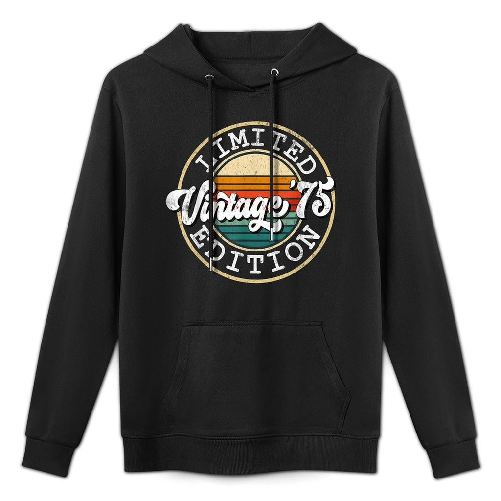 50 Year Old Vintage 1975 Limited Edition 50th Birthday Cotton-Polyester Blend Hoodie