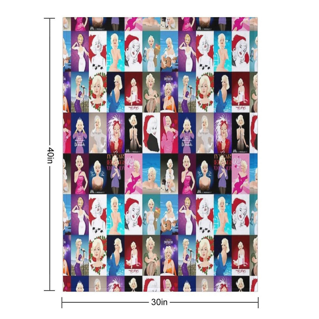MM Patchwork Lightweight Throw Blanket