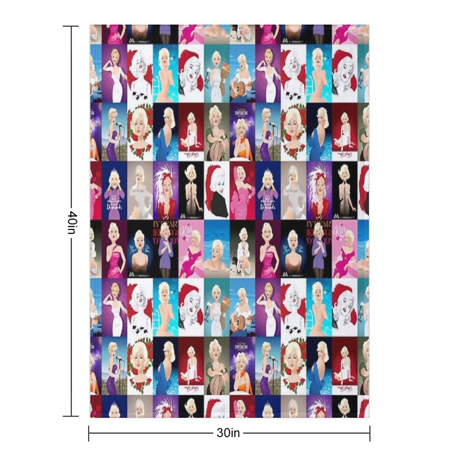 MM Patchwork Lightweight Throw Blanket