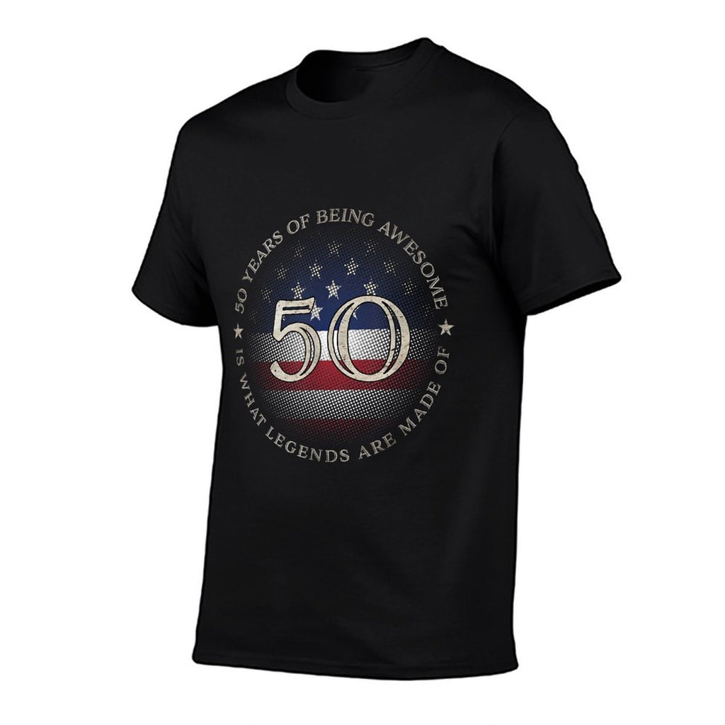 USA Patriotic 50th Birthday Gift  Graphic-printed T-Shirt