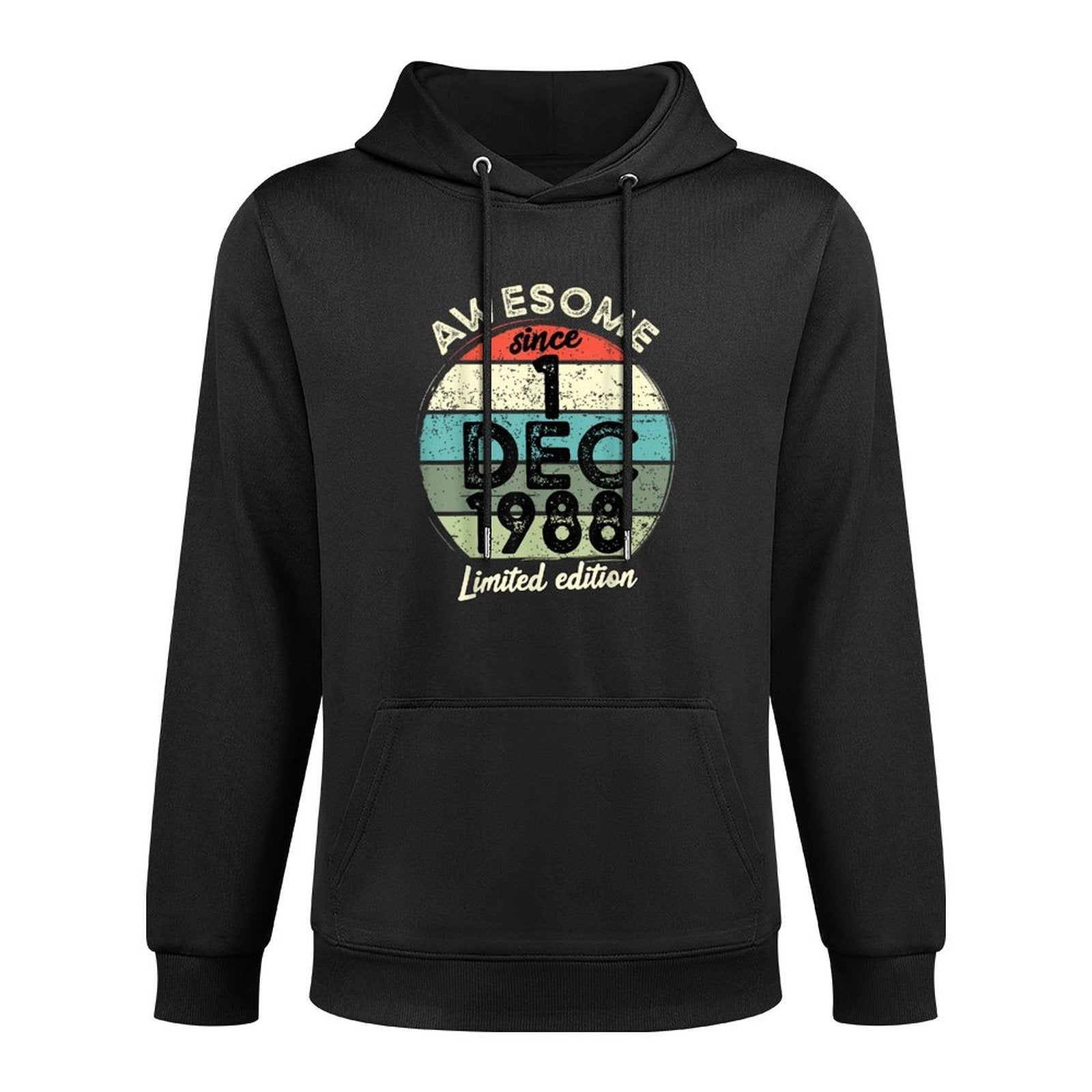 35 Year Old Birthday 1 December 1988 35th Birthday Versatile Streetwear Hoodie