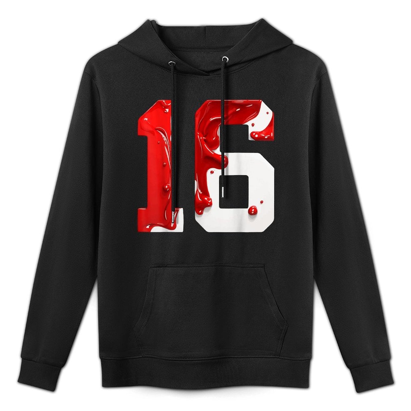 NUMBER 16 YEARS OLD 16TH BIRTHDAY Shrink-Resistant Hoodie