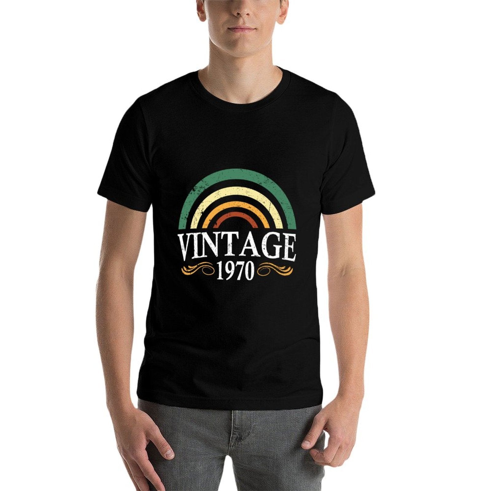 50th Birthday 1970 Vintage Retro 1970s  Vintage-inspired T-Shirt