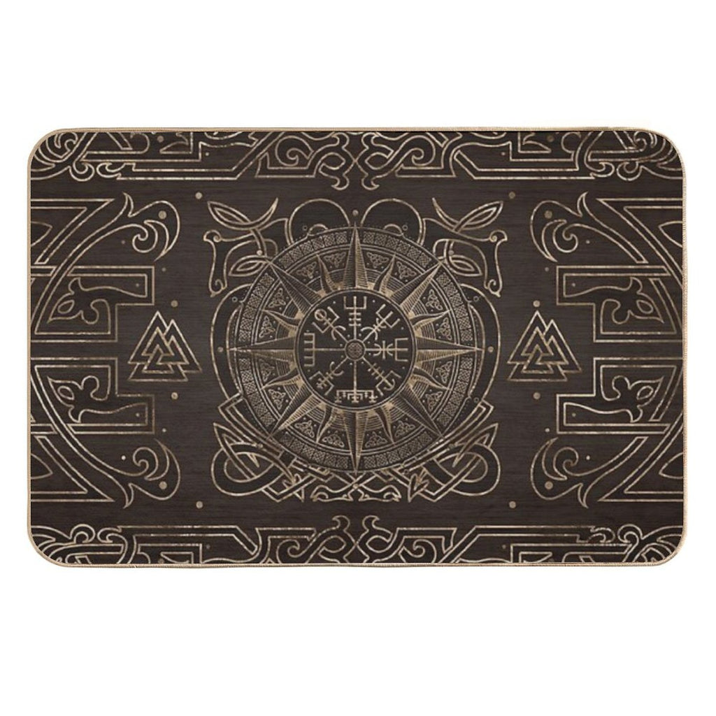 Vegvisir - Viking Compass Ornament  Slip-Resistant Bath Mat