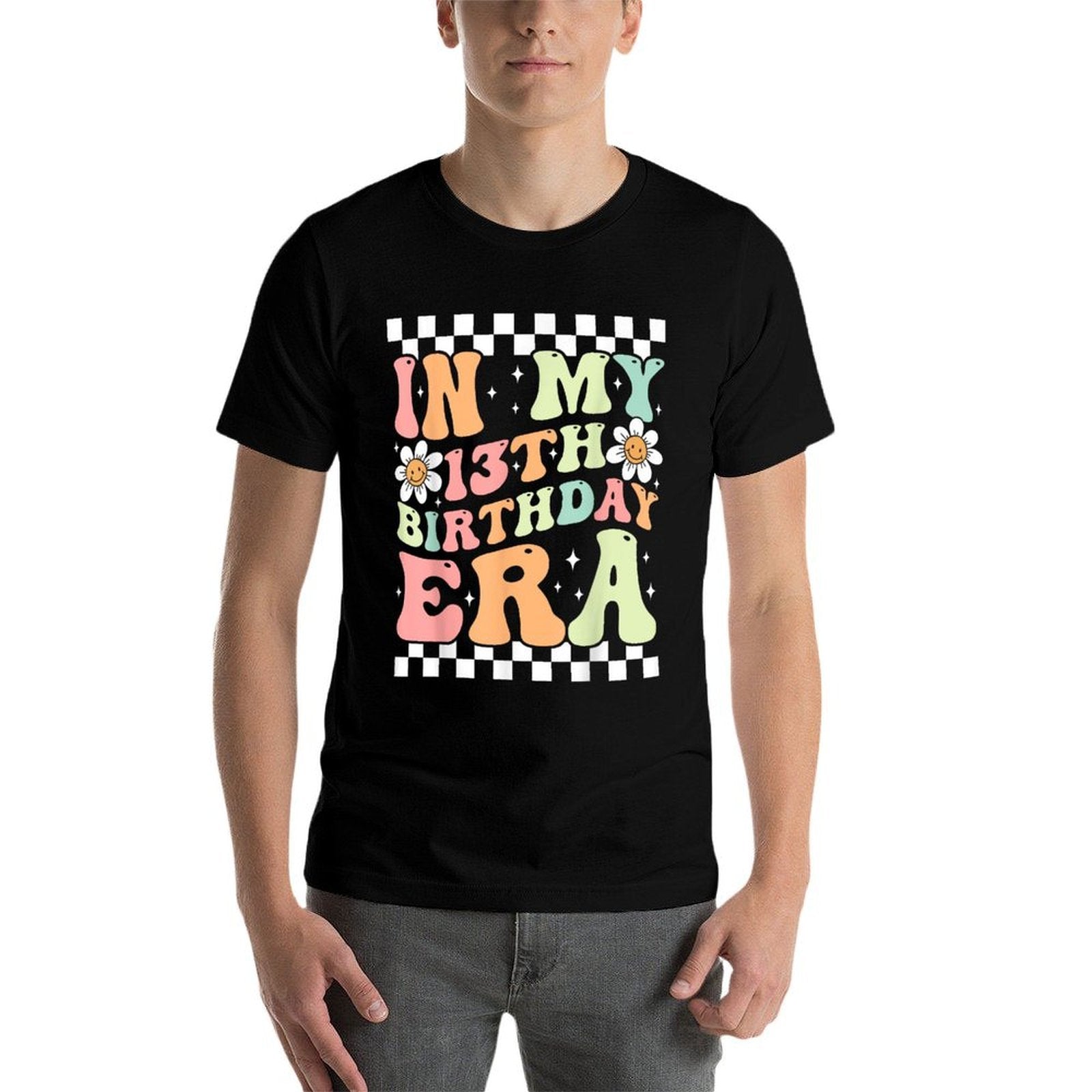 In My 13th Birthday Era Cute Groovy 13th Birthday Party  Moisture-wicking T-Shirt