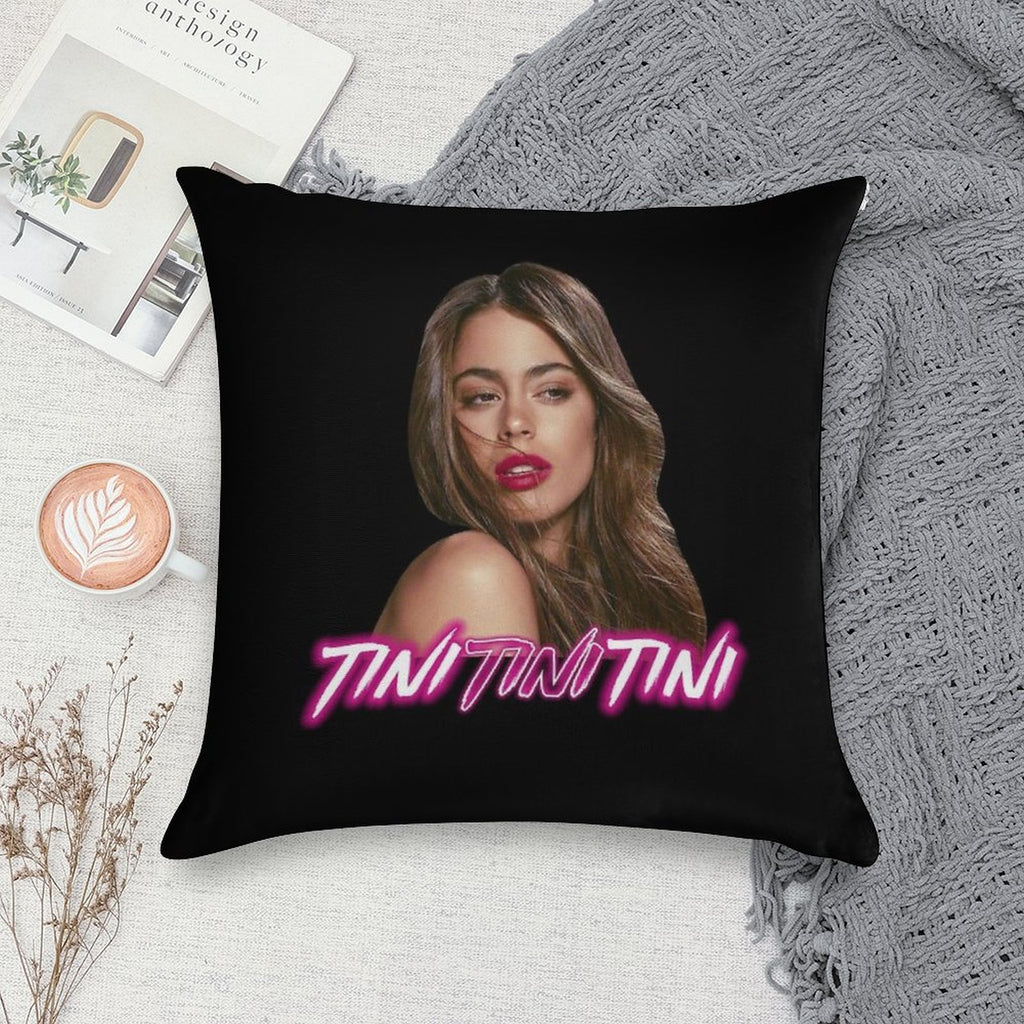 Tini Tini Tini Soft Decorative Cover Throw Pillow