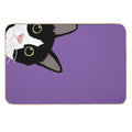 Tuxedo Cat in The Corner  Multi-Purpose Bath Mat