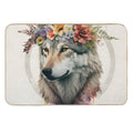 Shadowed Wolf's Stealth  Slip-Resistant Bath Mat