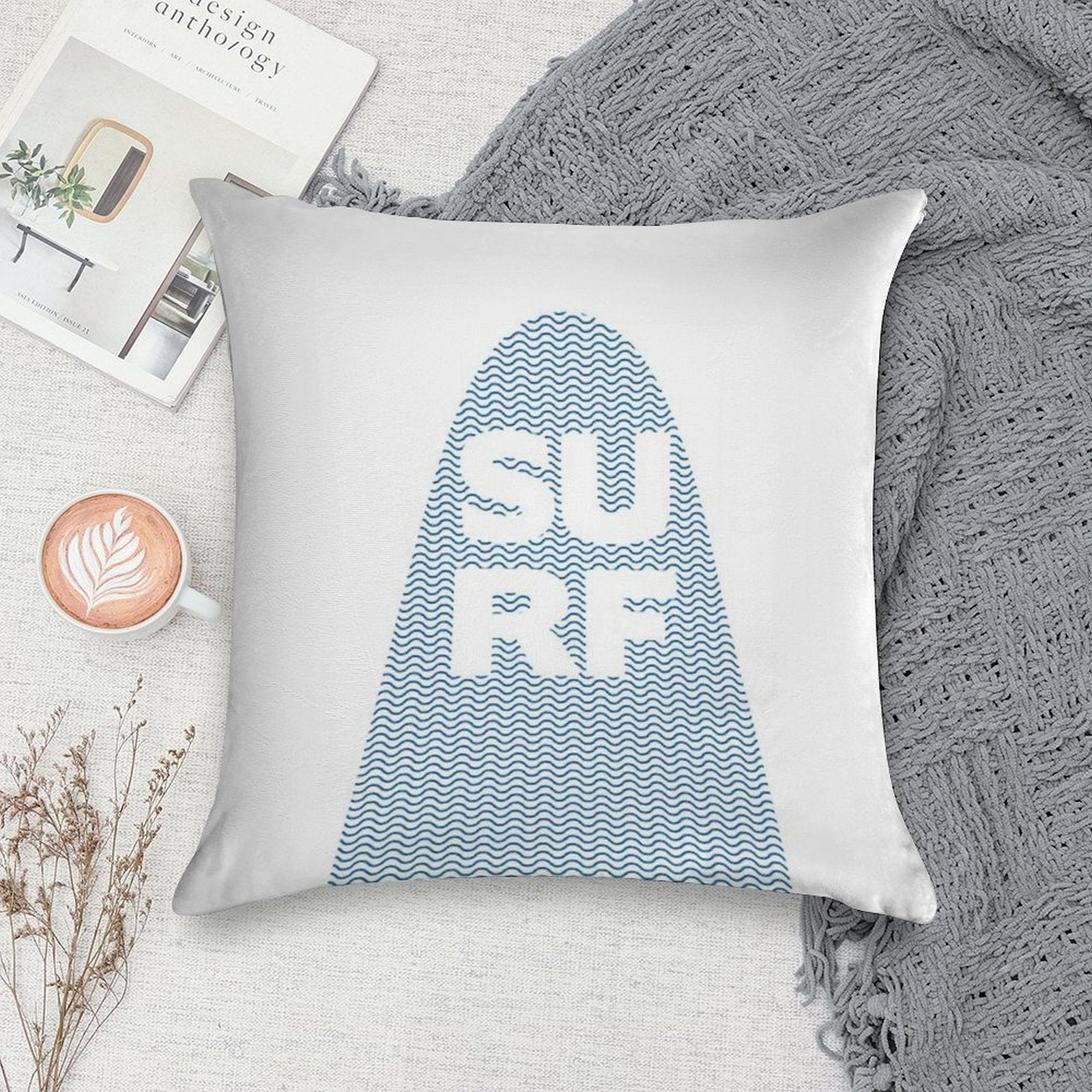 Surf Soft Durable Construction Throw Pillow
