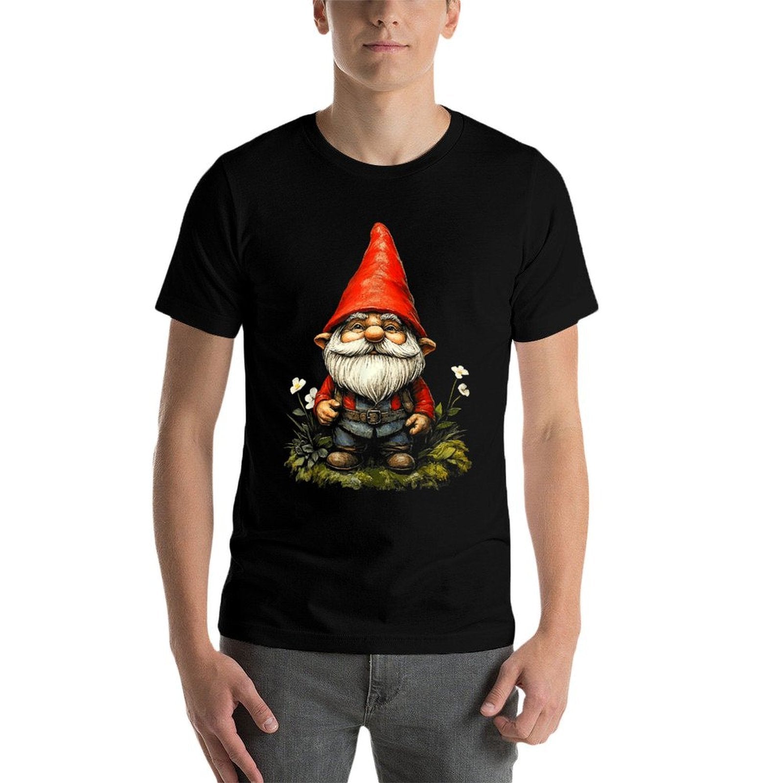 Gnome Mythical Motif Fantasy Art Gnome  Quick-drying T-Shirt