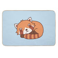 Cute Sleeping Red Panda  Versatile Bath Mat