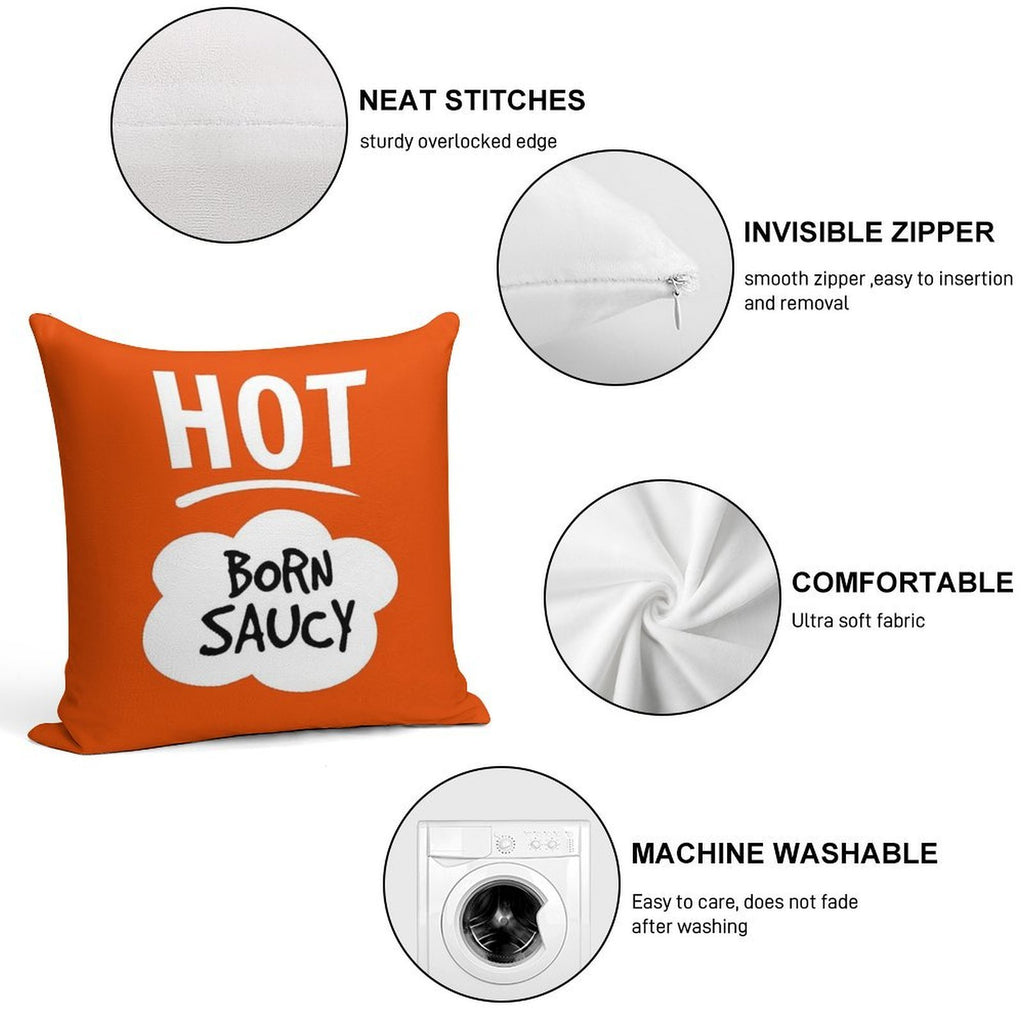 Taco Bell Hot Sauce Soft Warmth Comfort Throw Pillow