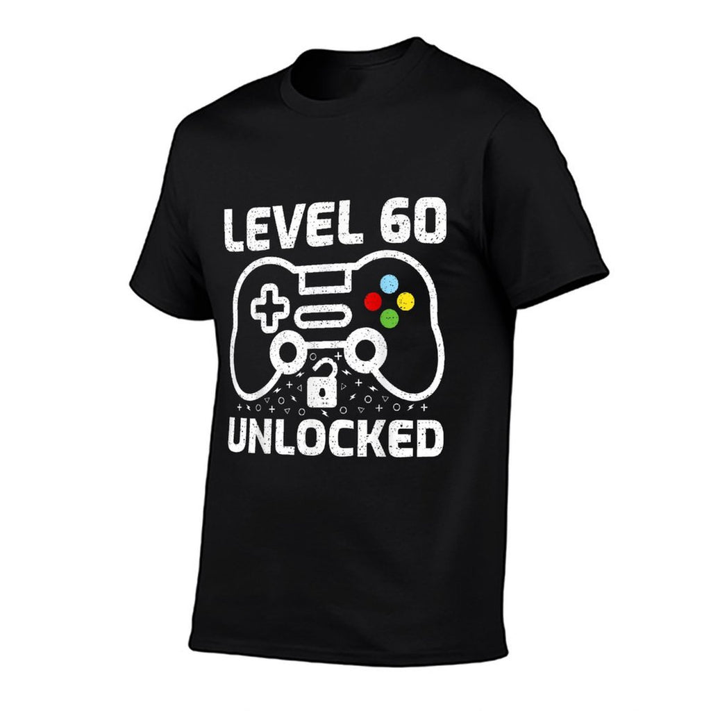 Level 60 Unlocked Video Game Gaming Lover 60th Birthday  Vintage-inspired T-Shirt