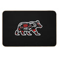 Haida Bear Funny Gift Idea  Dirt-Trapping Bath Mat