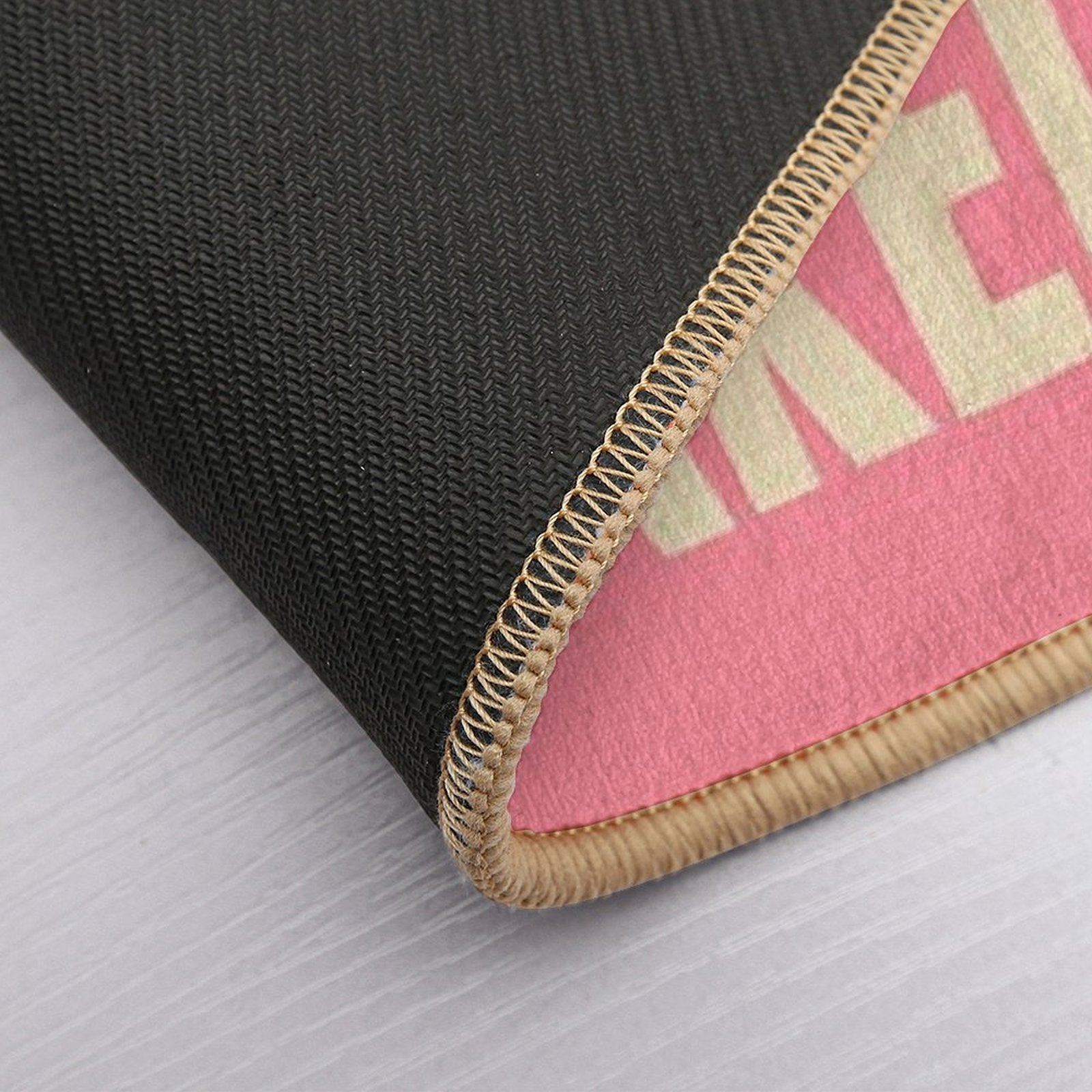 Get Naked - Pink And Peach Durable Bath Mat