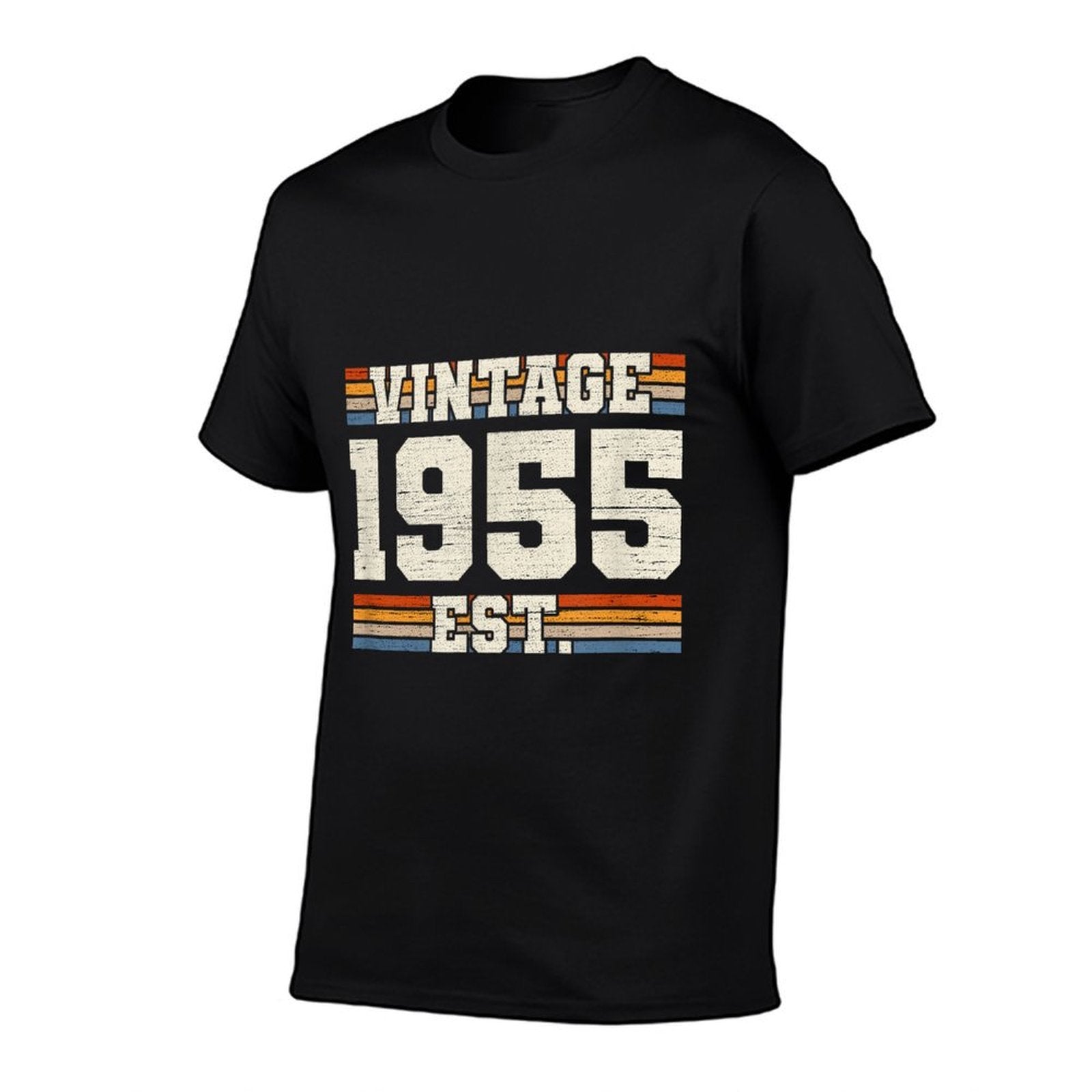 Retro 70 Years Old Vintage 1955 Established 70th Birthday  Summer-ready Fabric T-Shirt