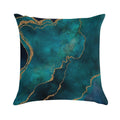 Golden Gemstone Glamour Mineral Soft Shrink-Resistant Throw Pillow