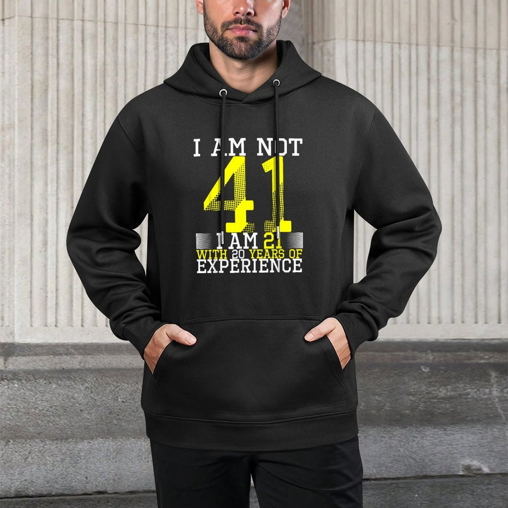 41st Birthday Man Woman 41 Year Old Gift Machine Washable Hoodie