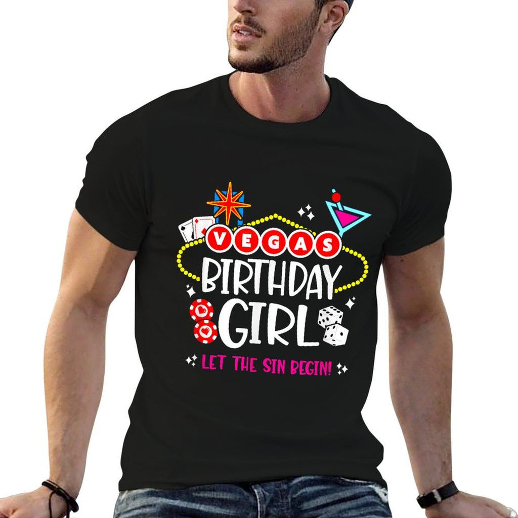 Las Vegas Birthday Squad  Wrinkle-resistant T-Shirt