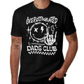 Overstimulated Dads Club Rock Skeleton Cool Dad Fathers Day  Stretchy T-Shirt