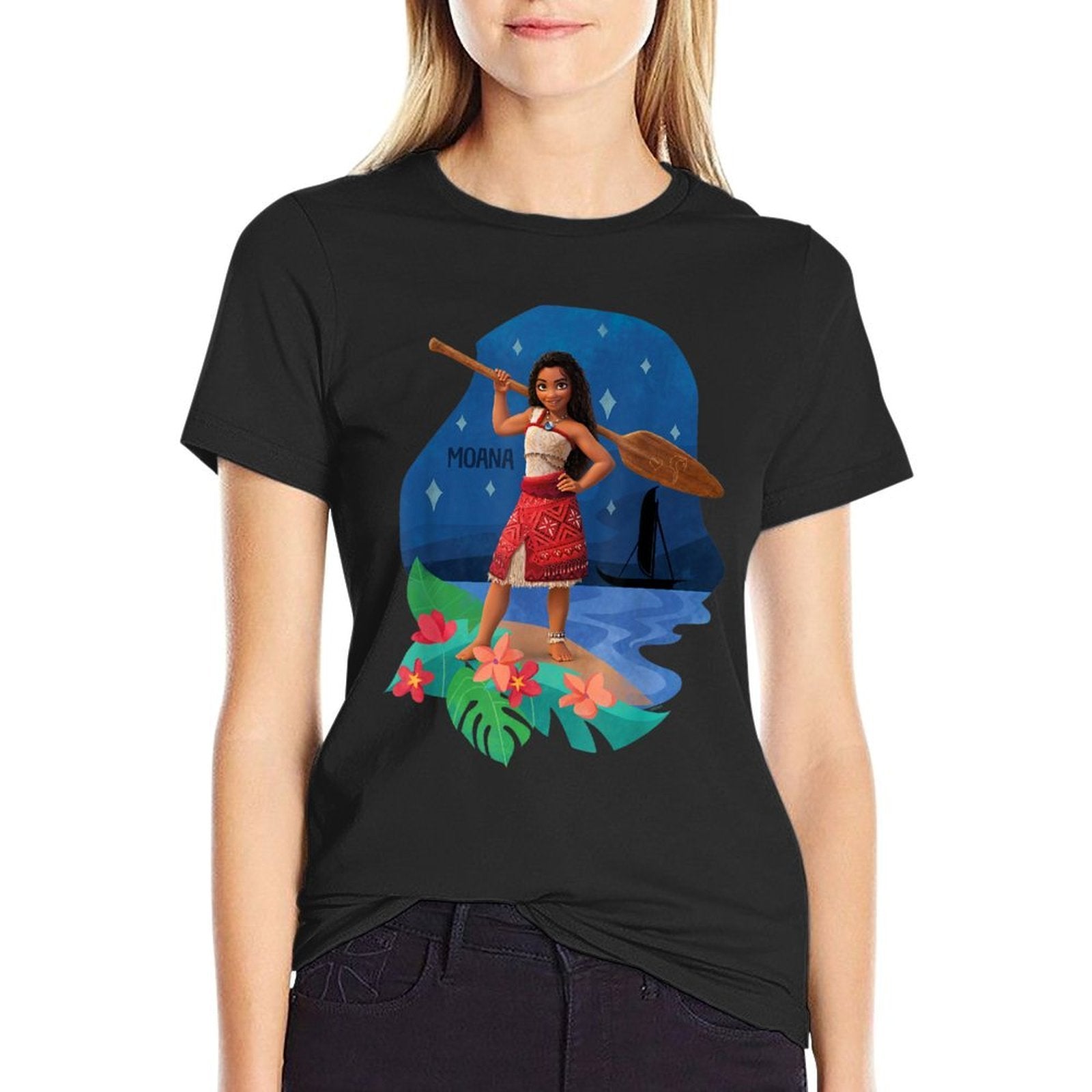 Disney Moana 2 “Moana” Big Sister Matching  Versatile T-Shirt