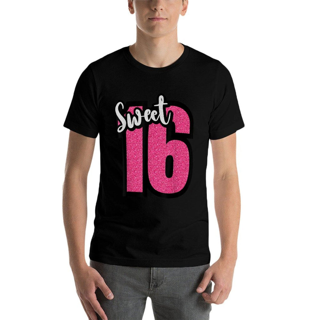 Sweet 16 Sweet Sixteen Squad 16th Birthday Girls Celebrating  Wrinkle-resistant T-Shirt