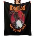 Bat Out of Hell Classic T-Shirt Machine-washable Throw Blanket