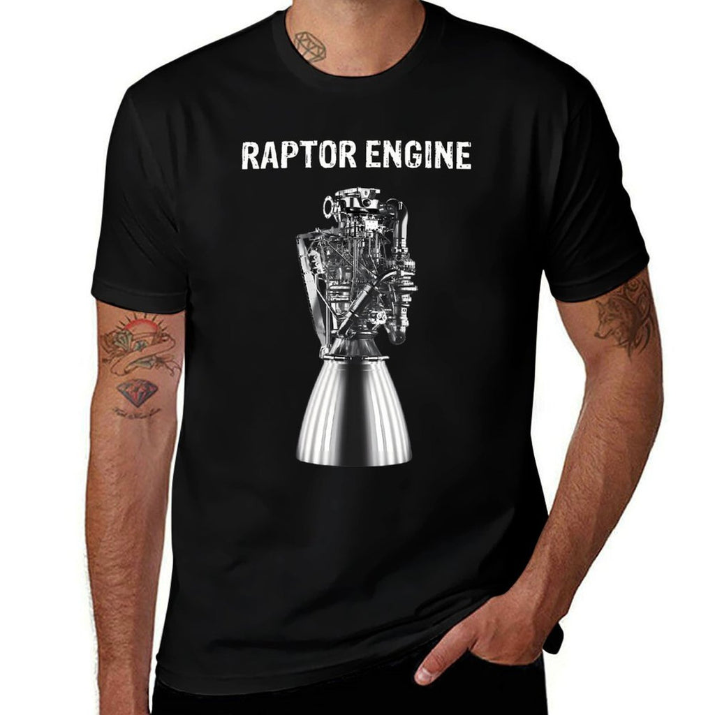 Starship Raptor Engine For Space Explorer  Rocket Scientist  Wrinkle-resistant T-Shirt