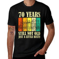 70 Year Old Vintage Railroad Steam Train 70th Birthday Comfortable T-Shirt