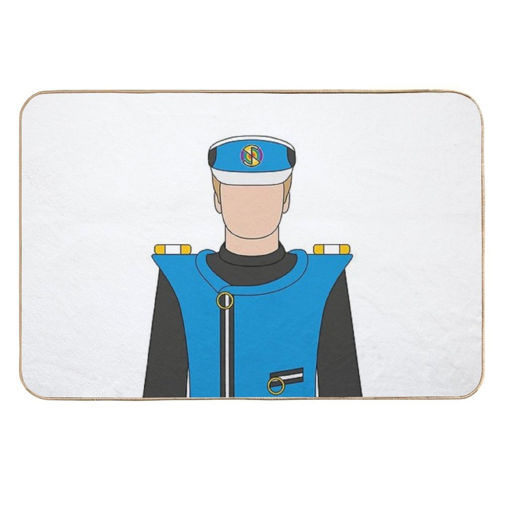 Captain Blue Icon  Anti-Trip Bath Mat