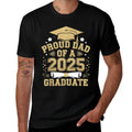 Proud Dad of A Class of 2025 Graduate Senior Graduation  Breathable T-Shirt