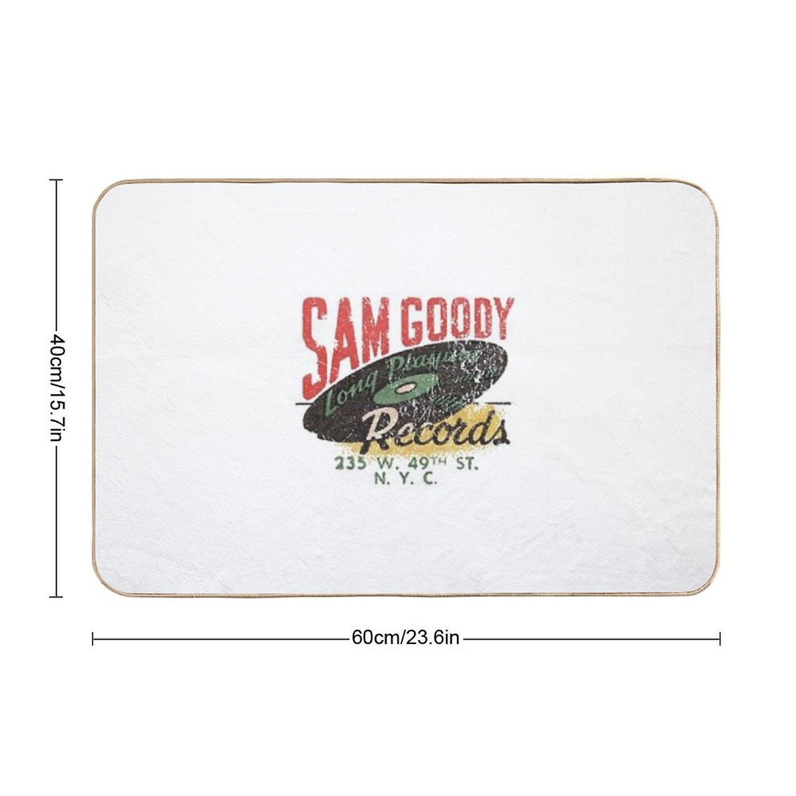 Sam Goody Records  Stain-Proof Bath Mat