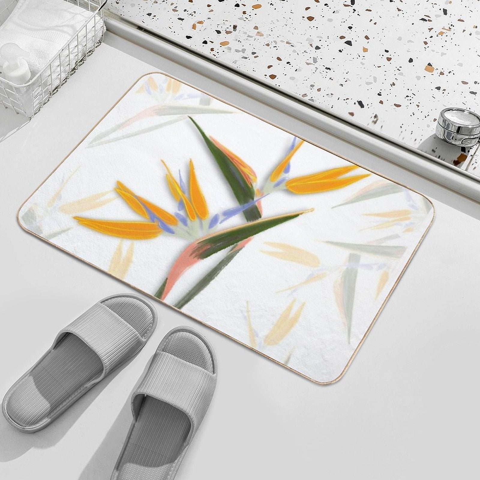 Bird of Paradise  Toxin-Free Bath Mat