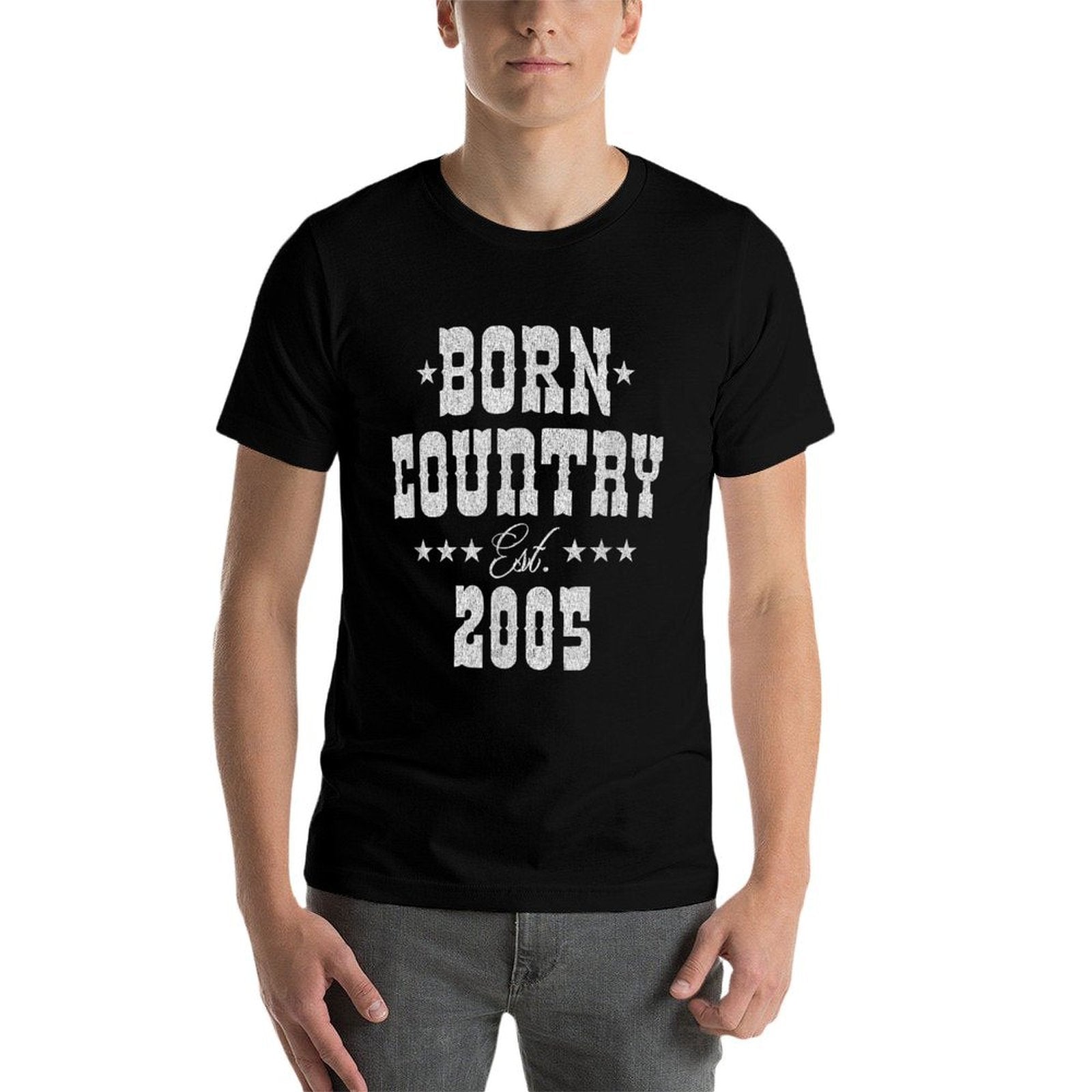 20 Year Old Country Music 20th Birthday  Summer-ready Fabric T-Shirt